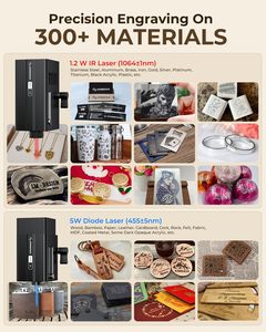 ATOMSTACK P1 5W Mini <strong>Portable</strong> Laser Engraving Machine DIY Bluetooth Machine Can Engraving For Dog Tags, Paper, Leather and Wood