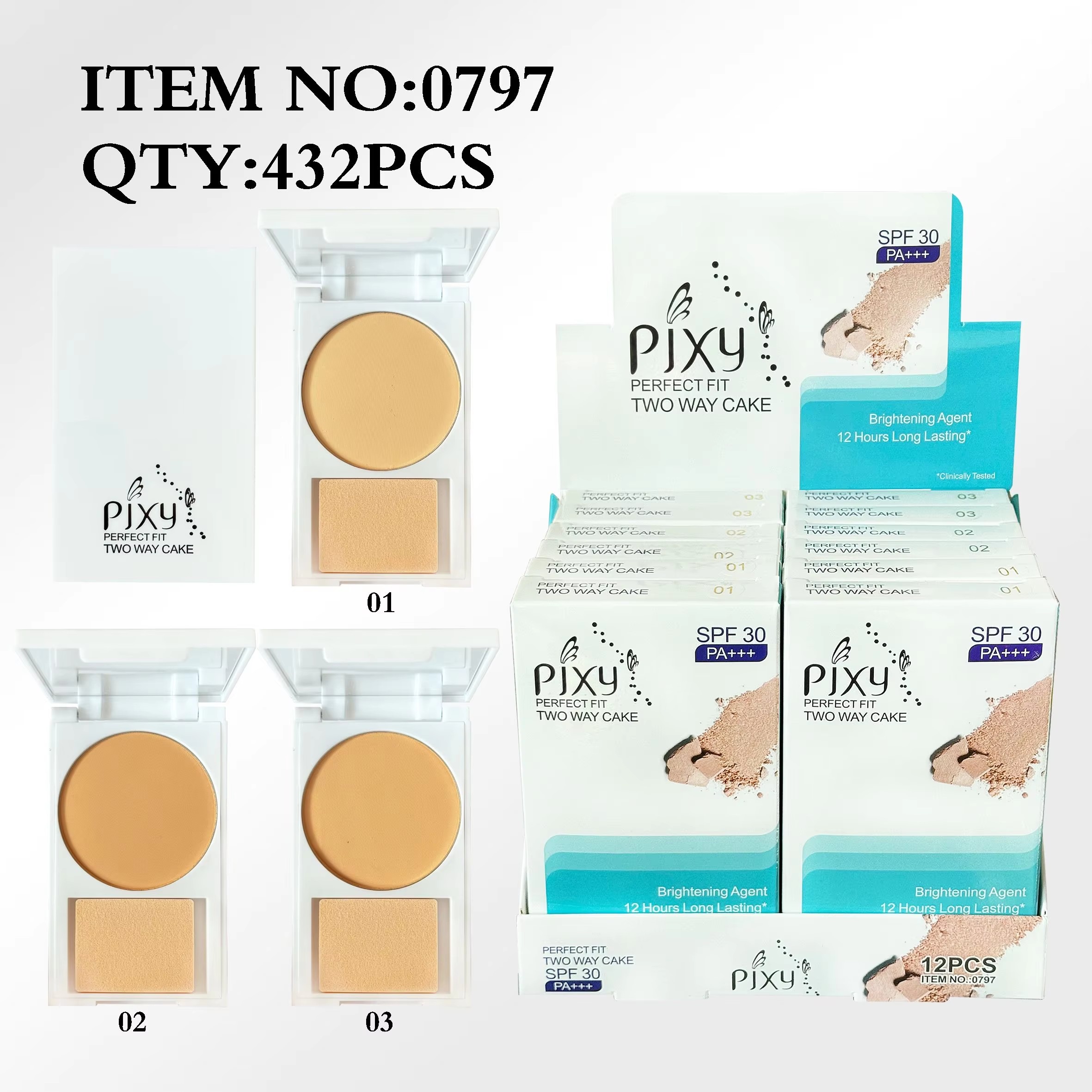 0797 (12 pièces/boîte, 432 pièces/CTN)