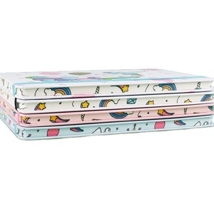 Unicorn Cartoon <strong>Printed</strong> A5 <strong>Notebook</strong> Hardfaced <strong>Elastic</strong> Band Net Red A5/A6/A7 Stationery Series Paper Ledger Diary Notepad - Product Image 4