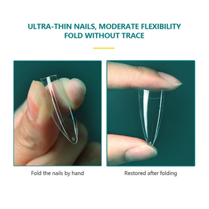 Nailpop C eğrisi tırnak ipuçları tabut yarım kapak yanlış akrilik çivi Stiletto kare basın çivi aksesuarları araçları üzerinde 120 adet - Product Image 5