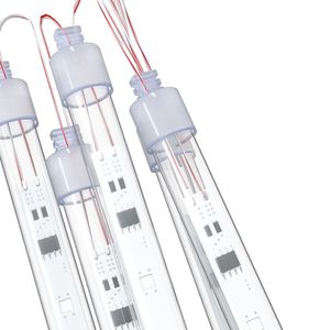 W2B ชุดไฟดาวตก vidaxl ชุดไฟพลาสติกสีฟ้า8 19.7 \ "หลอดพร้อมไฟ LED สีขาวอบอุ่นสำหรับปาร์ตี้คริสมาสต์กลางแจ้งสไตล์สตริง10M - Product Image 3