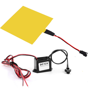Elektrolüminesan EL Panel AYDINLATMA, DIY EL panelleri araba için DC12V invertör ile kesilebilir kağıt lamba - Product Image 5