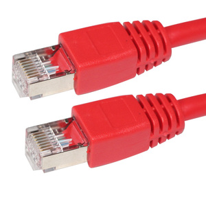 Cat6a Cat 6E Cobre 6 Ethernet Patch Panel Probador de red Stp Sftp 1M 5M 100M Rj45 Blindado Utp Cat6 Cable de código de color - Product Image 5