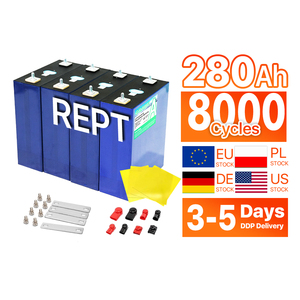 A级Rept 280ah Lifepo4汽车电池300ah容量12v棱柱形Zelle锂电池LFP阳极材料存储类型