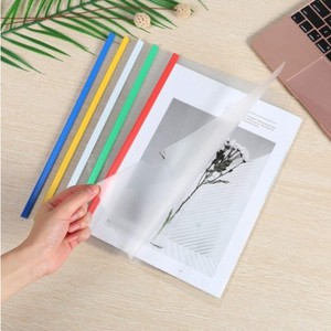 オフィス学用品透明履歴書プレゼンテーションファイルフォルダーオーガナイザーバインダーUタイプスライディングバークリアレポートカバー