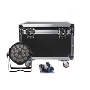 ไฟ LED PAR rgbwa UV 6 in 1ราคาประหยัด6/10 CH DMX ไฟพาร์ RG 18X18 W ราคาไม่แพง - Product Image 1