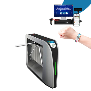 TCP/IP porta Controller di accesso con codice QR carte cancello tornello per palestre e attrazioni - Product Image 1