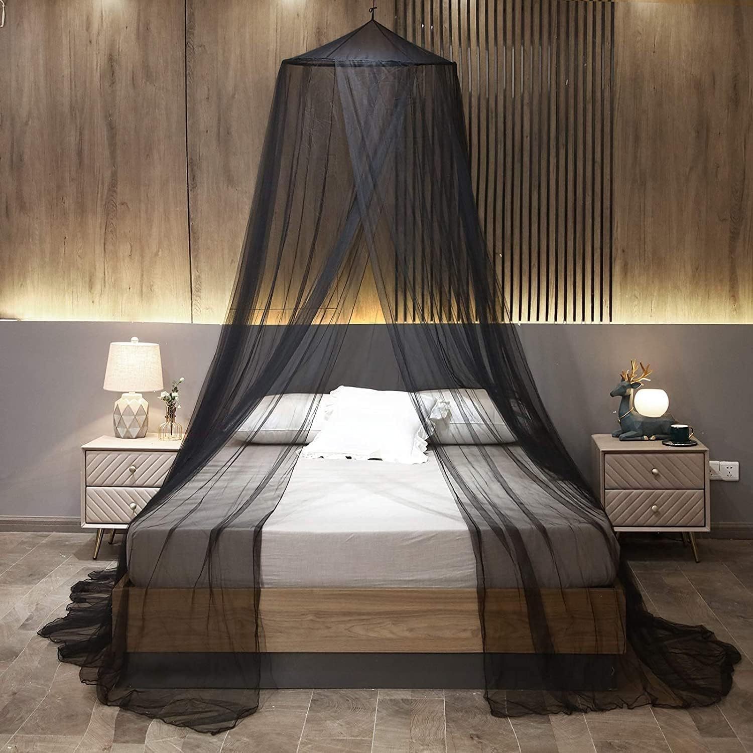 Black Mosquito Net