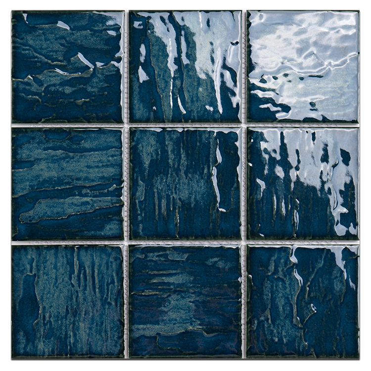 9708 mosaïque en céramique vert foncé