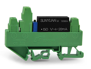 Convertidor de señal aislada montado en riel DIN Salida de 4-20mA Entrada de 0-5V/0-10V/0-75mV para programación PLC y control industrial - Product Image 4