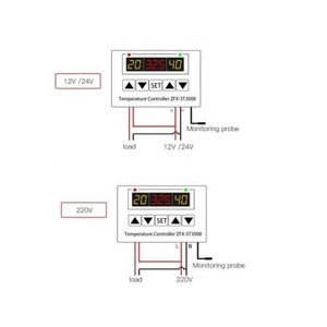 ZFX-ST3008デジタルサーモスタット温度コントローラー多機能インテリジェントタイムコントローラー調整可能電子温度40% オフ - Product Image 3