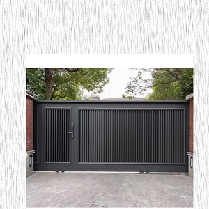 Trung quốc sản xuất tùy chỉnh tự động có thể thu vào nhôm vườn cổng trượt ngoài trời mở phong cách - Product Image 1