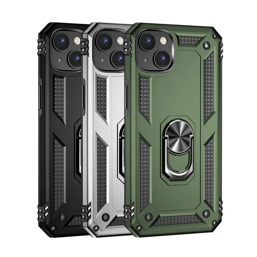 Capa de metal híbrida 3 em 1 para celular XiaoMi 14 para Motorola G Play 2024 5G Armor à prova de choque