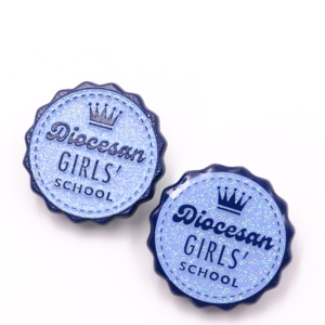 Özel emaye Pin Logo ekibi pin kampüs rozeti kombinasyonu rozeti damla yapıştırıcı UV baskı okul pin - Product Image 2