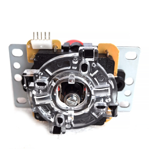 Botón de joystick codificador USB estilo HAPP Zero Delay, Kit de bricolaje, controlador de palo Arcade para PC, caja de TV Raspberry Pi para empujador de monedas