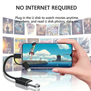 Tipo-c Android due in uno otg Android USB3.0 U cavo adattatore disco cavo di ricarica per telefono cellulare cavo USB - Product Image 4