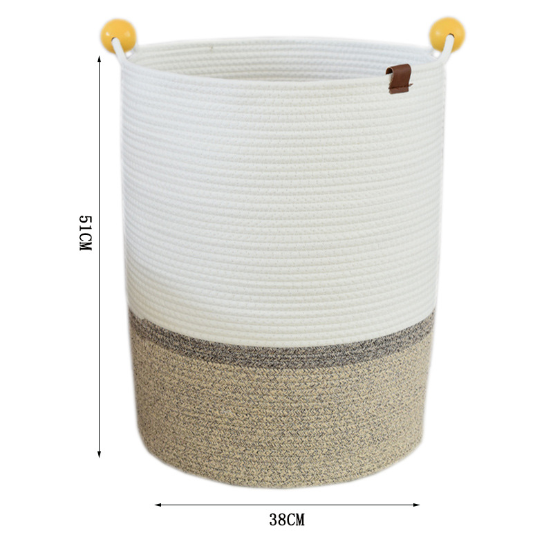 Motif floral blanc avec poignée ronde, petite taille (38*51)