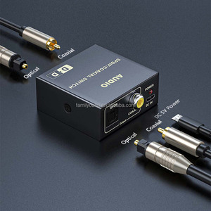 Optical to Coaxial <strong>Digital</strong> Audio <strong>Converter</strong> Bi-Directional Spdif Toslink and Coaxial RCA <strong>Converter</strong> Repeater Splitter