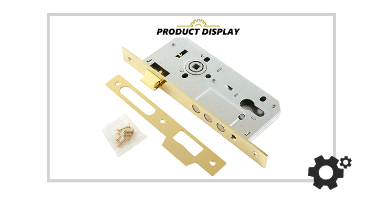 EADER European market  High safety  cylinder iron Lock body 85 45 Mortise lock door lock Zinc Latch bolt