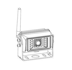 Sistema de monitor de visión trasera inalámbrico HD con sensor de imagen CCD Sistema de cámara de marcha atrás impermeable para Ag - Product Image 4
