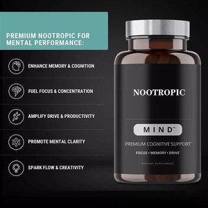 Oem Custom Private Label funzioni immunitarie integrano il cervello Booster capsule focalizzare la memoria di concentrazione - Product Image 4