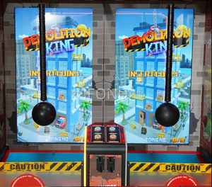 IFD en popüler imha kralı jetonla çalışan dekompresyon Smashing topu karnaval Arcade piyango itfa konsolu - Product Image 3