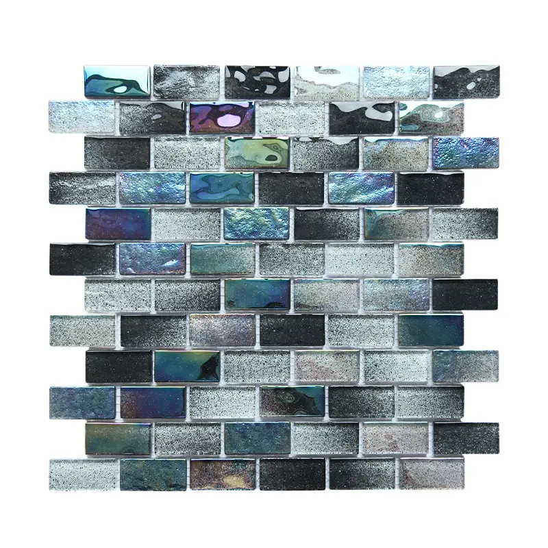 2348 fabbrica personalizzata fatta a mano irregolare piscina decorazione a mosaico Villa mosaico di vetro mattonelle di nuoto piscina mosaico