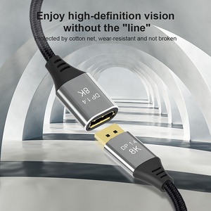 Displayport Male to Female Extension Cable Displayport DP to Displayport DP Display Port 1.4V 8K 60Hz Converter Adapter Cable - Product Image 3