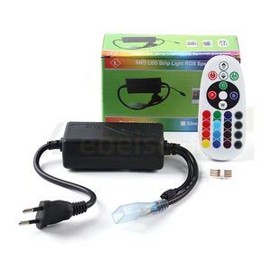 220V RGB LED Strip IR Wireless Dimming telecomando Controller 1000W Dimmer per 4 fili 3 canali PWM segnale di colore barra luminosa - Product Image 1