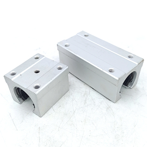 20mm Rod with Aluminum Bracket <strong>Sliding</strong> <strong>Rail</strong> System <strong>Linear</strong> Motion Guide <strong>Rail</strong> SBR20 with Carriage Slider Block SBR20uu SBR20LUU - Product Image 3