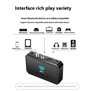 Private Mode 5.0 NFC Wireless <strong>Audio</strong> Receiver Adapter with 10m USB <strong>Output</strong> Plastic Video Accessory for TV/<strong>Computer</strong>