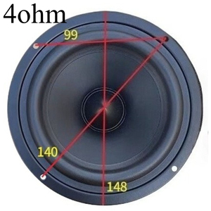 KYYSLB 40-80W 5英寸中低频扬声器驱动单元，用于家庭音频高保真5英寸中低频扬声器 - Product Image 5