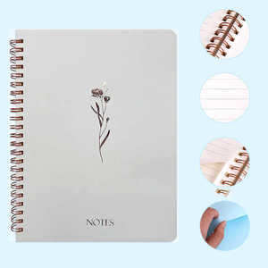Bán buôn biểu tượng tùy chỉnh thiết kế Đại Học Cai Trị giấy A4 A5 150 Sheets đầy màu sắc dễ thương đẹp Tạp Chí bìa cứng xoắn ốc máy tính xách tay - Product Image 6