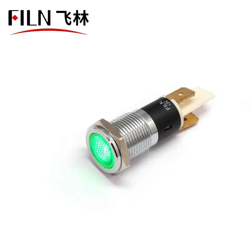 Filn 14 Mét 12V LED chiếu sáng điện duy nhất Đèn không thấm nước IP67 mini thiết bị LED kim loại chỉ số ánh sáng