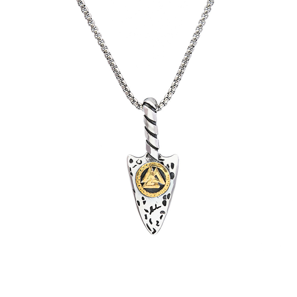Pendentif doré avec chaîne de 60 cm
