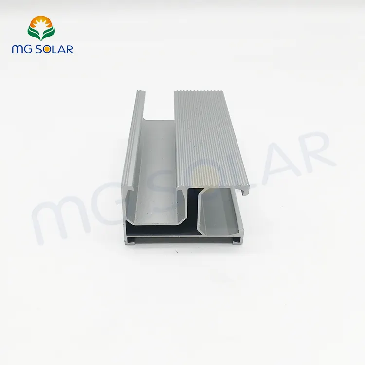 Estrutura Solar Solução Alta Resistência Anodizado Alumínio Roof Rail Adequado para Todos os Tipos De Telhado