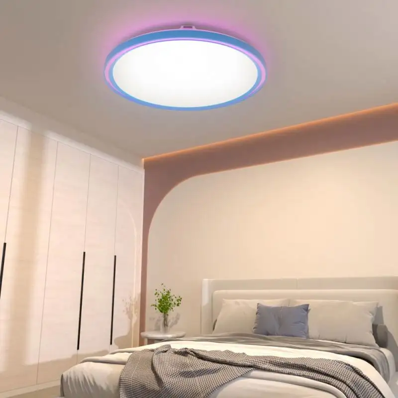 Thông Minh Ánh sáng phòng Wifi tuya ứng dụng điều khiển LED trần nhà đèn RGB Dimmable bầu không khí phòng chơi Game Led Trần Nhà Thông Minh đèn