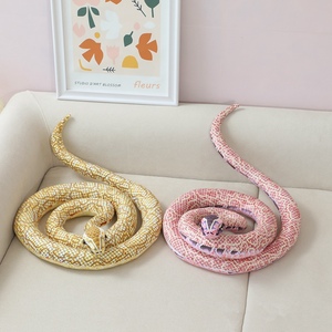 Umwelt freundliche benutzer definierte Simulation Python gelbe Schlange Kuscheltiere - Product Image 4