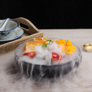 Sáng Tạo Sashimi khô Ice tấm Glass Cube với Vòng Platter đa chức năng hải sản Sushi Nhà hàng Cá hồi phục vụ tấm - Product Image 3