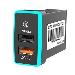 带有QC 3.0和丰田音频接口汽车插座的汽车充电器适配器 - Product Image 2