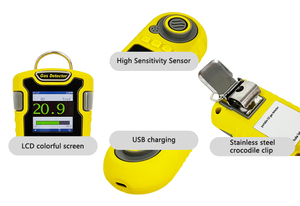 Rilevatore di perdite di gas H2 portatile 0-1000ppm con funzione di registrazione dati analizzatore di idrogeno - Product Image 6