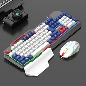 Wholesale 104-key Multimedia Function Membrane <strong>Keyboard</strong> Metal Panel Wired <strong>Keyboard</strong> with Mobile Phone Holder - Product Image 5