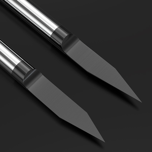 HUHAO 4mm Coated Engraving Bit Black Coated sharp Blade <strong>Cutter</strong> Total Length <strong>45mm</strong> for Metals H06012001 - Product Image 5