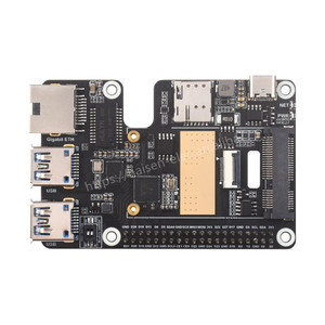 Cappello da PCIe a MiniPCIe/Gigabit Ethernet/USB 3.2 Gen1 per Raspberry Pi 5, supporto interfaccia MiniPCIe modulo 4G ad alta velocità, rete - Product Image 3