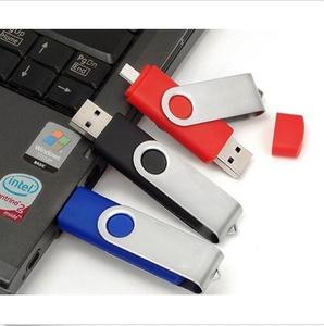 OTG แฟลชเมมโมรี่2 in 1 OTG USB แฟลชดิสก์สำหรับสมาร์ทโฟน Android และ PC โลหะ OTG แฟลชไดรฟ์128GB 64GB - Product Image 4