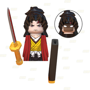 Kamado Tanjiirou Cartoon Mini Action Figure Cute Japanese Anime Series <strong>Toy</strong> Building Blocks Model Demon Slayer Collector's Model - Product Image 4