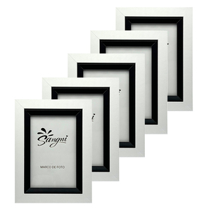 Văn phòng trang trí nội thất sang trọng tùy chỉnh hiện đại bán buôn trong kho màu đen và trắng bảng A2 Kích thước MDF hình ảnh khung mouldings cho hình ảnh - Product Image 3