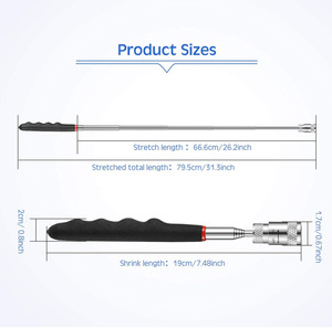 Flexible Magnetic Pickup <strong>Tool</strong> With Led Light Flashlight With Telescopic Magnetic Pick up <strong>Tool</strong> for Auto Repair - Product Image 2