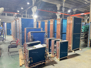 Air Blast Chiller Hvac condotto di raffreddamento serpentine di calore pompa di calore Ac evaporatore bobina di ricambio tubo-aletta di rame-scambiatore di calore - Product Image 5