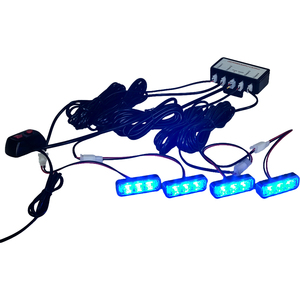 Yüksek parlaklık LED evrensel Fit araba ızgara ışık kiti çoklu araçlar için kolay kurulum su geçirmez tasarım yeni 1-to-4 - Product Image 1